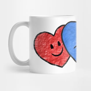 Love ,Heart Broken and Meh Mug